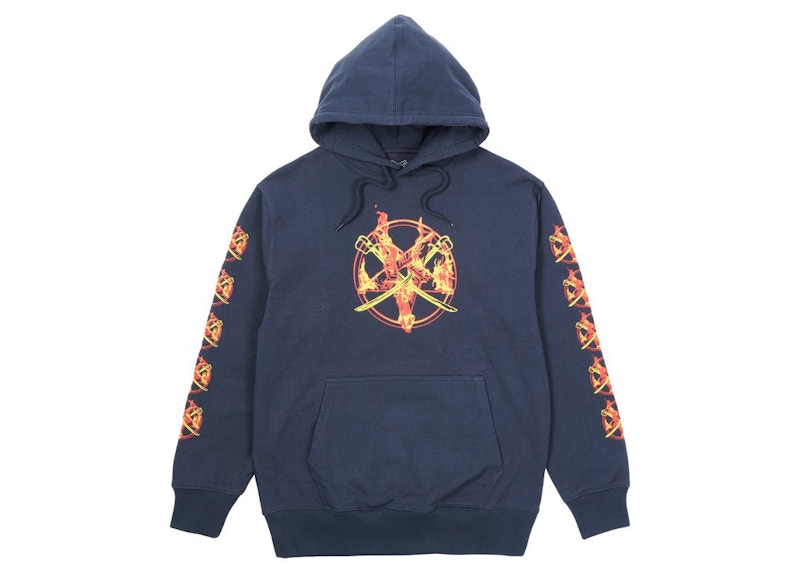 Palace Flamed Hood Navy