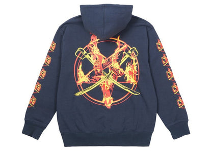 Palace Flamed Hood Navy