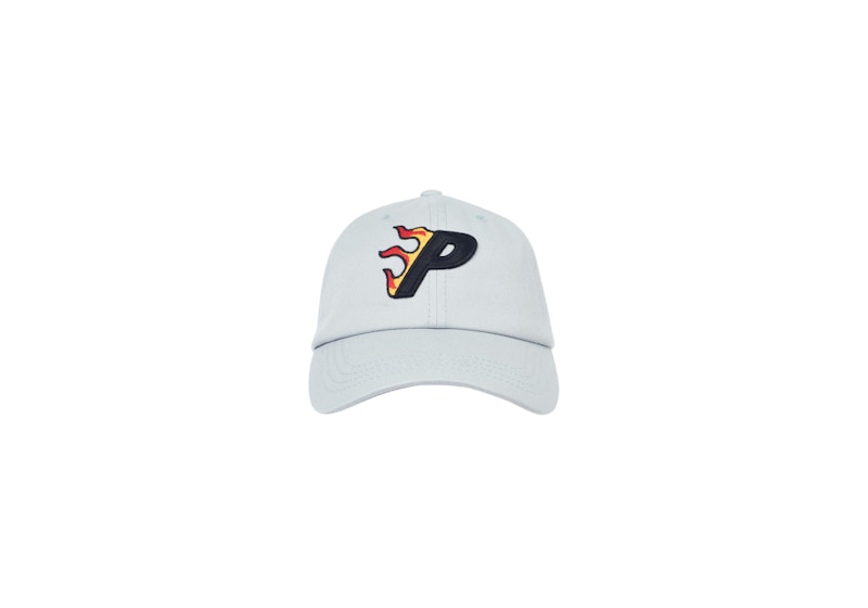 Palace Flaming P 6-Panel Grey