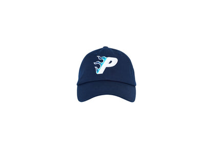 Palace Flaming P 6-Panel Navy