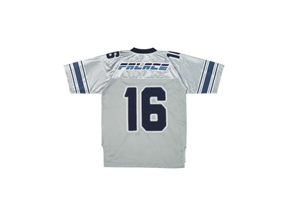 Palace Flaming P American Football Jersey Grey