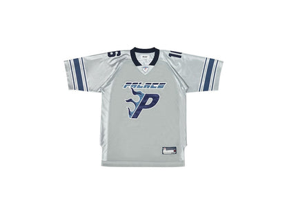 Palace Flaming P American Football Jersey Grey