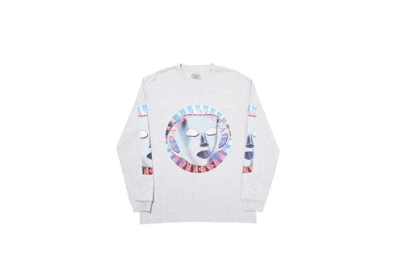 Palace Flat Stancey Longsleeve Grey Marl
