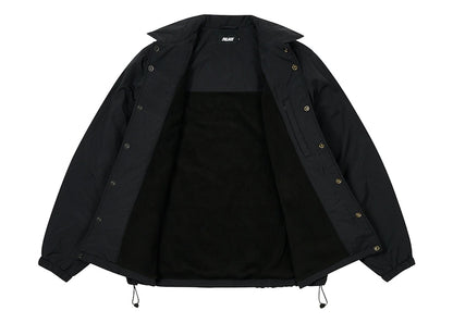 Palace Fleece Lined Coach Jacket Black