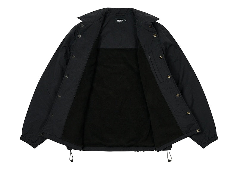 Palace Fleece Lined Coach Jacket Black
