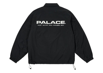 Palace Fleece Lined Coach Jacket Black