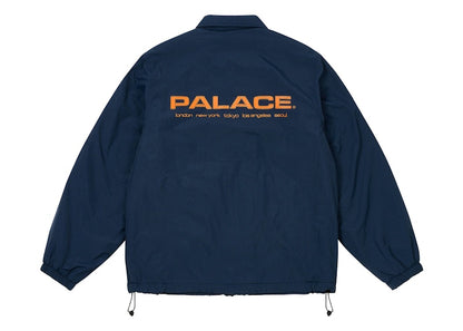 Palace Fleece Lined Coach Jacket Navy