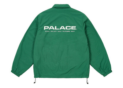 Palace Fleece Lined Coach Jacket Racey Green