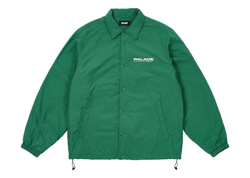 Palace Fleece Lined Coach Jacket Racey Green