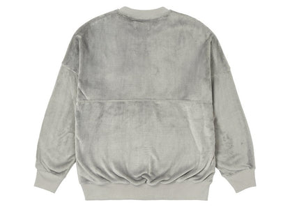 Palace Fleece Pocket Drop Shoulder Crew Mushroom