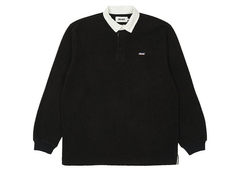 Palace Fleece Rugby Black