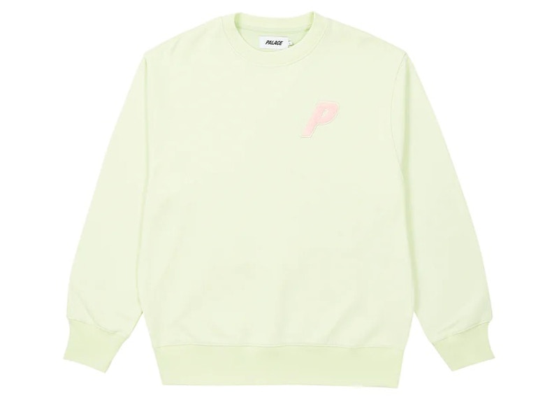 Palace Fleece Tri-Ferg Crew Mojito