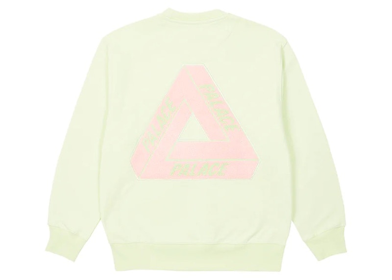 Palace Fleece Tri-Ferg Crew Mojito