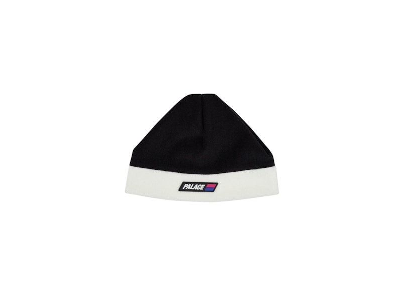 Palace Fleeced Beanie Black/White