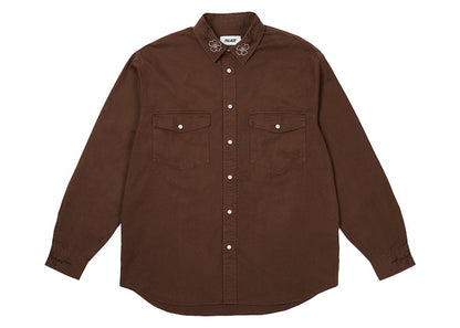 Palace Flexus Shirt Nice Brown