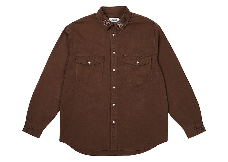 Palace Flexus Shirt Nice Brown