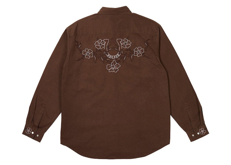 Palace Flexus Shirt Nice Brown