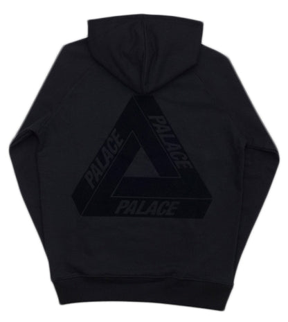 Palace Flocka Hoodie Black/Black