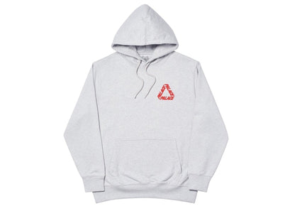 Palace Flocka P3 Hood Grey Marl