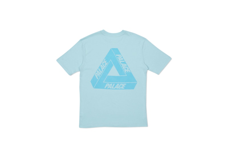 Palace Flocka T-shirt Chill Blue