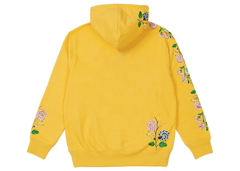 Palace Flower Stitch Hood Yellow