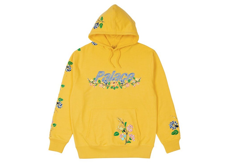 Palace Flower Stitch Hood Yellow