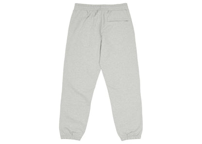 Palace Flower Stitch Joggers Grey Marl