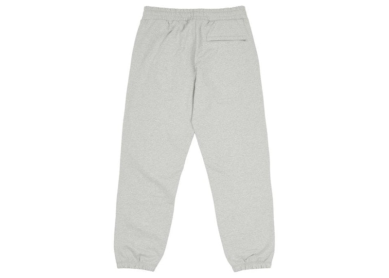 Palace Flower Stitch Joggers Grey Marl