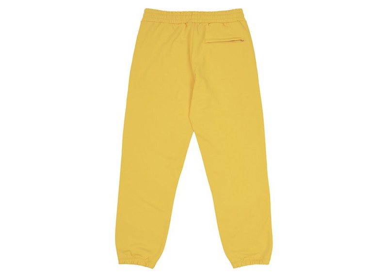 Palace Flower Stitch Joggers Yellow