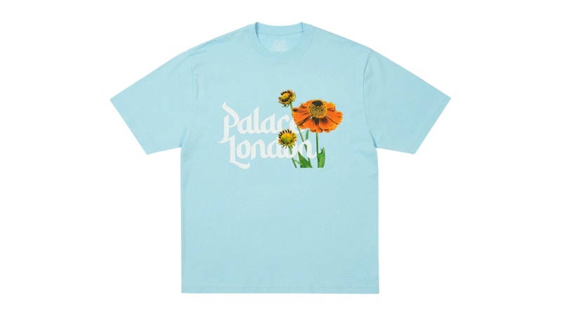 Palace Flower Type T-Shirt Skyline Blue