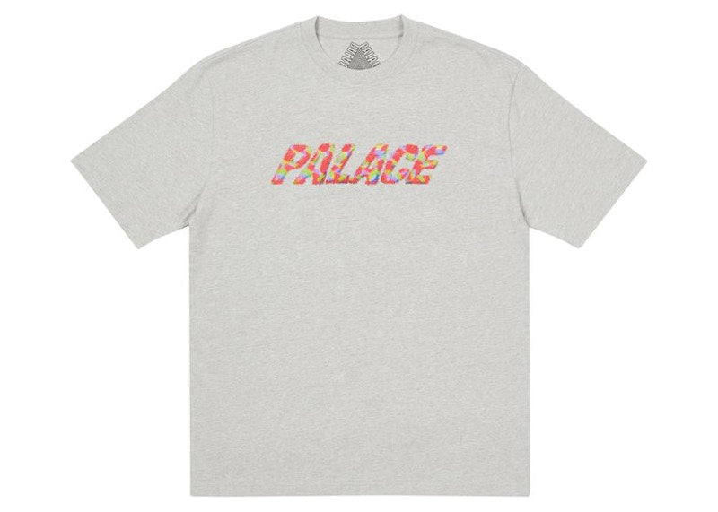 Palace Fluffly Tee Grey Marl