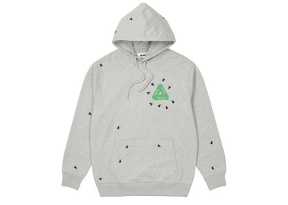 Palace Fly Hood Grey Marl