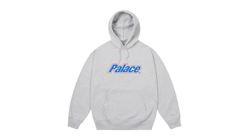 Palace Font Hood (FW25) Grey Marl