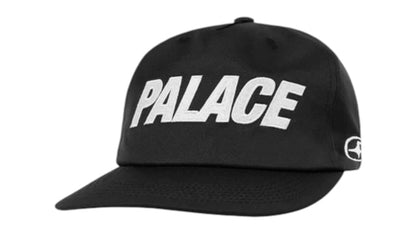 Palace Font Snapback 5-Panel Black