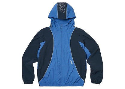 Palace Font Zip Shell Jacket Blue/Airforce