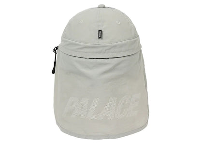 Palace Font Zip Shell Neck Saver 6-Panel Grey