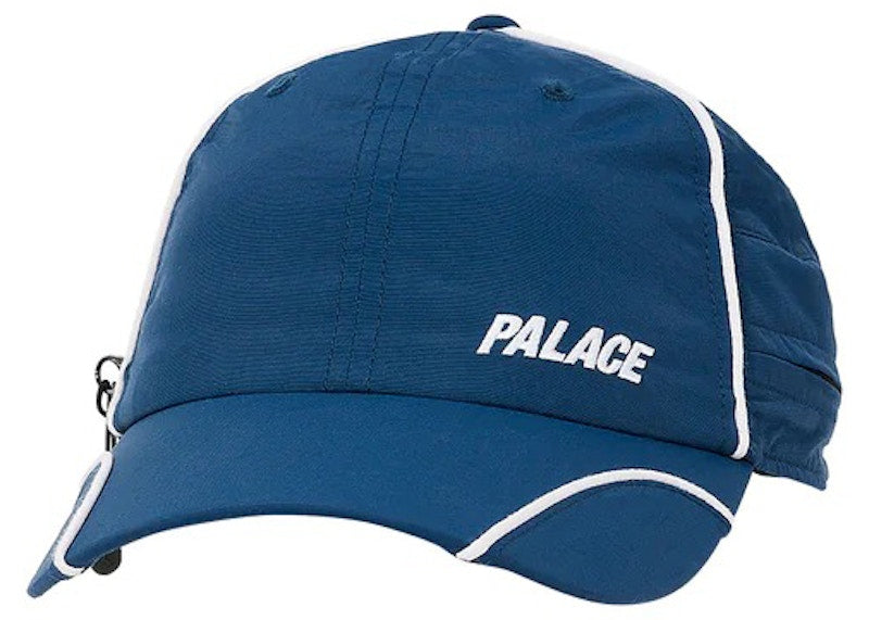 Palace Font Zip Shell Neck Saver 6-Panel Navy