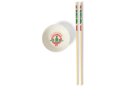 Palace Fortunate Chopsticks And Side Dish Set White