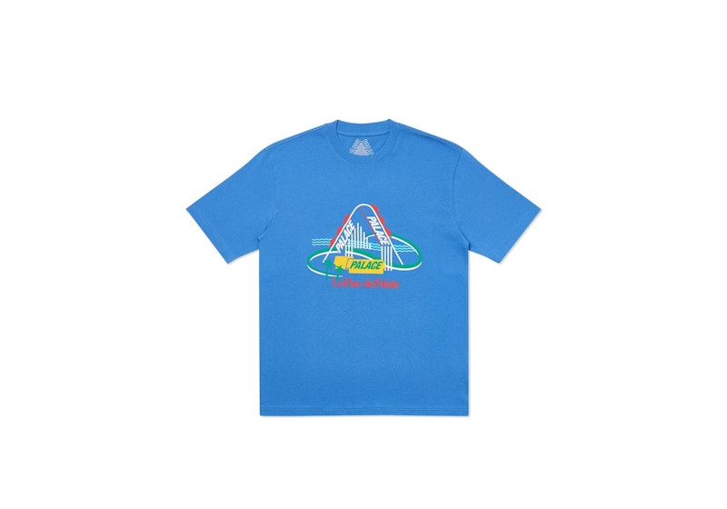 Palace French Ones T-shirt Blue