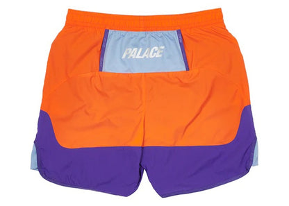 Palace Front Runner Shorts Purple/Orange