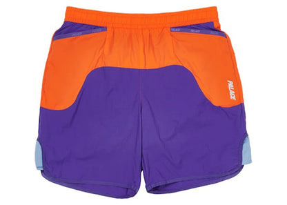 Palace Front Runner Shorts Purple/Orange