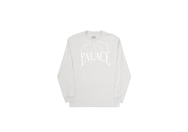 Palace Funder Longsleeve Grey Marl
