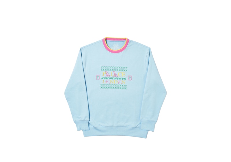 Palace Funkalistic Crew Powder Blue