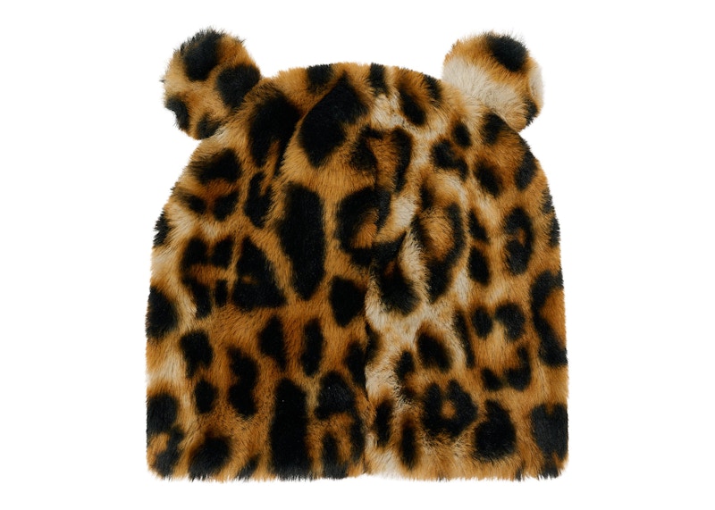 Palace Furry Ears Nein Cuff Beanie Leopard