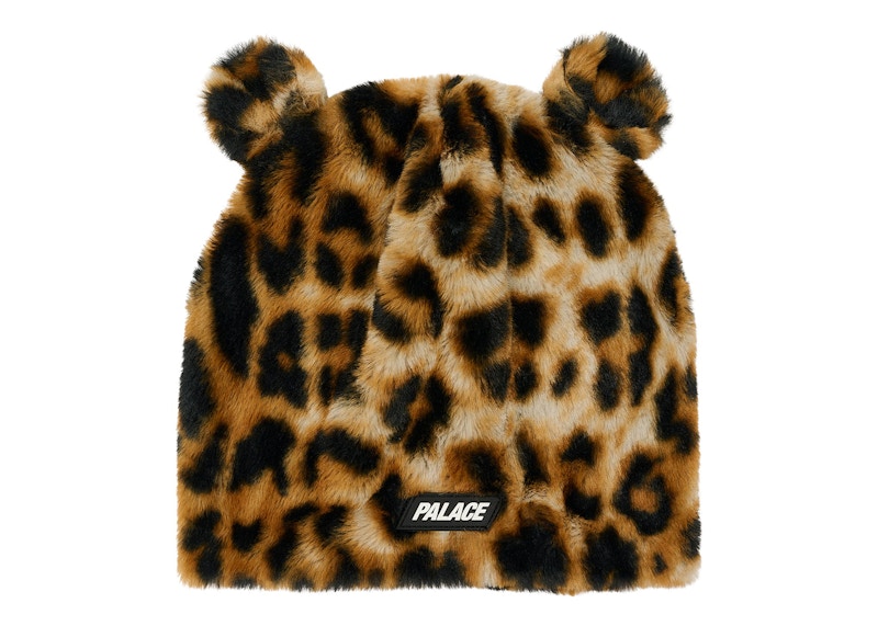 Palace Furry Ears Nein Cuff Beanie Leopard