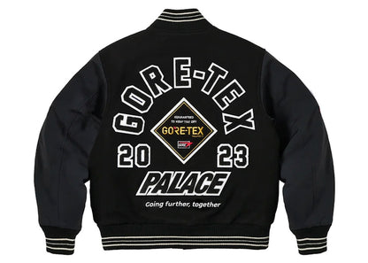 Palace GORE-TEX Going Further Varsity Jacket Black