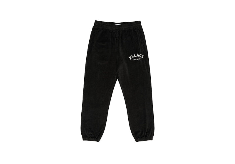 Palace Galore Velour Joggers Black