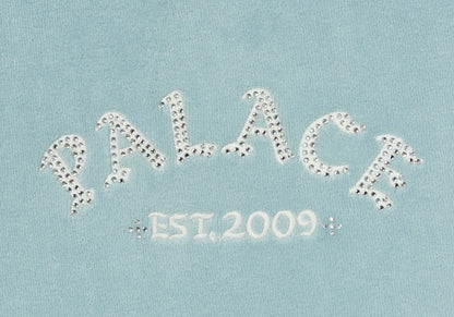 Palace Galore Velour Track Top Light Blue