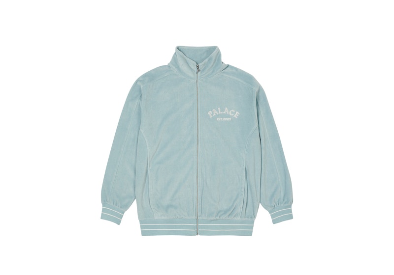 Palace Galore Velour Track Top Light Blue