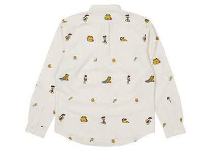 Palace Garfield Boojie Shirt Beige/White